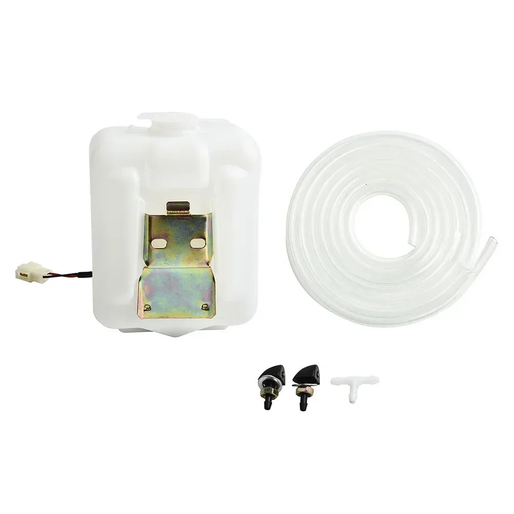 Hose Wash Tank kit Pump Reservoir Bottle Tank Windshield 12V 2Pin Quickly Replacement Washer Assembly Cleaning