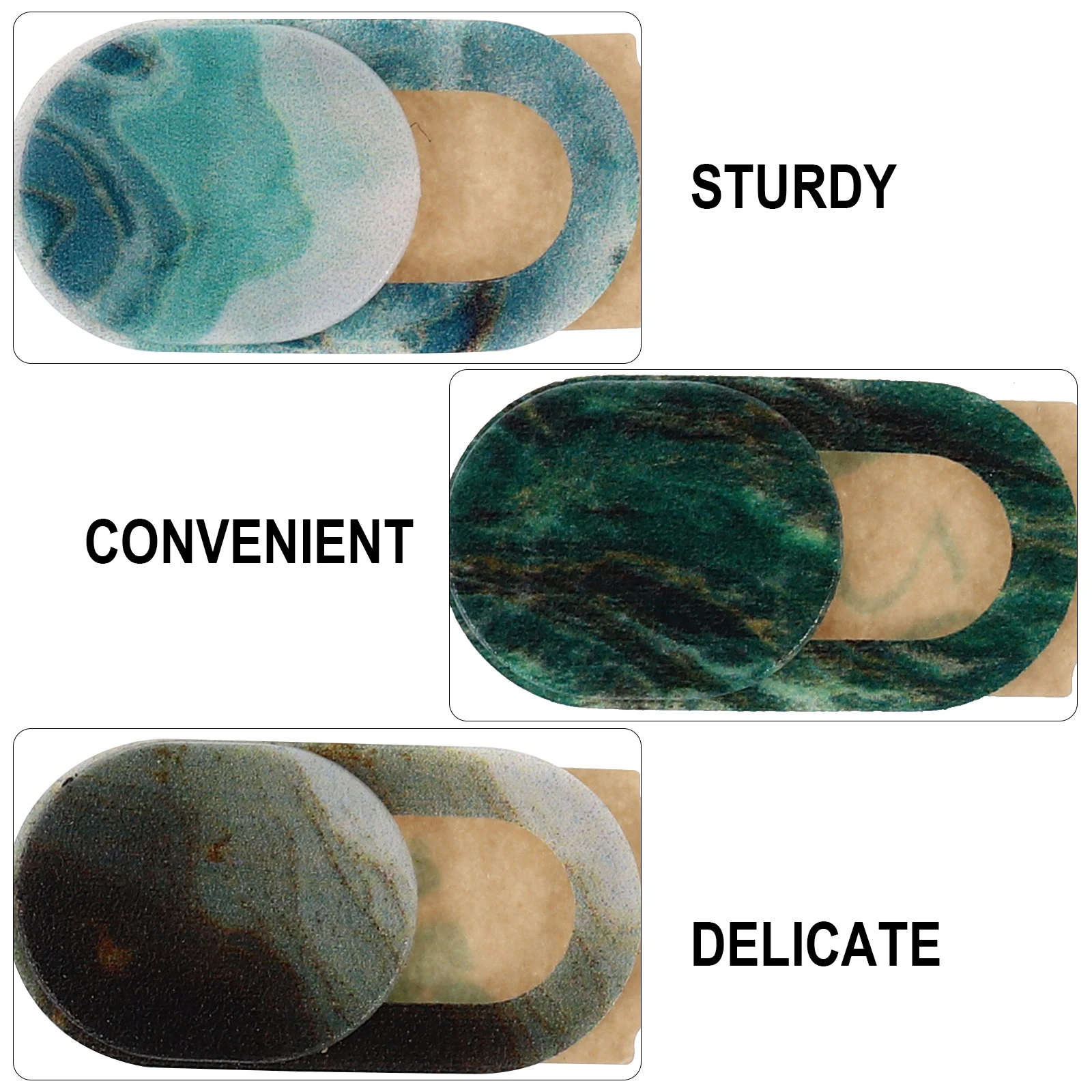 

6Pcs Marble Pattern Webcam Privacy Covers Dust Proof Lens Protectors for Laptop Phone Tablet Camera Privacy Stickers
