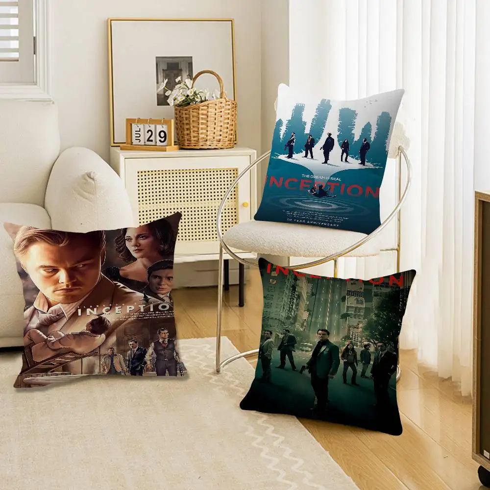 Classic Science Fiction Film Poster I-Inception Pillow Anime Pillow Sofa Bed Head Pillow Cover Cushion Cover 45x45 cm Fashion