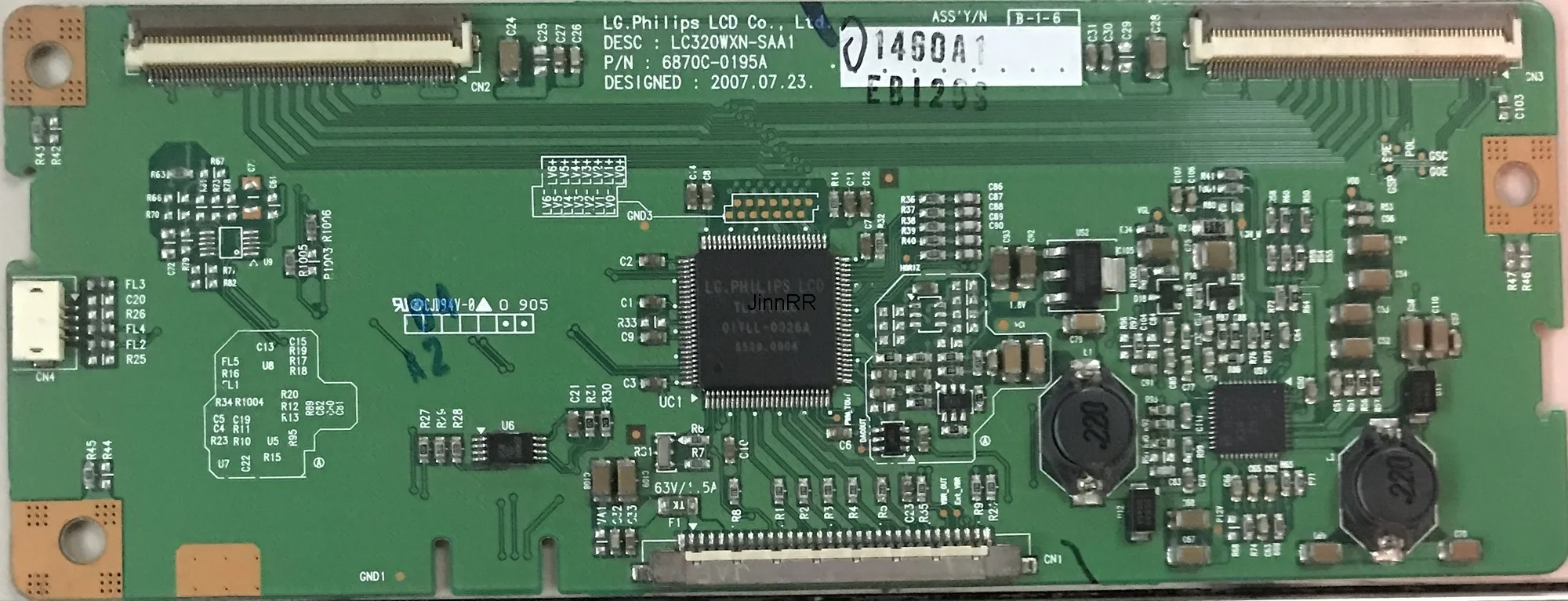 

Brand new and original 6870c-0195a logic board lc320wxn-saa1 measured and shipped with a warranty of 120 days