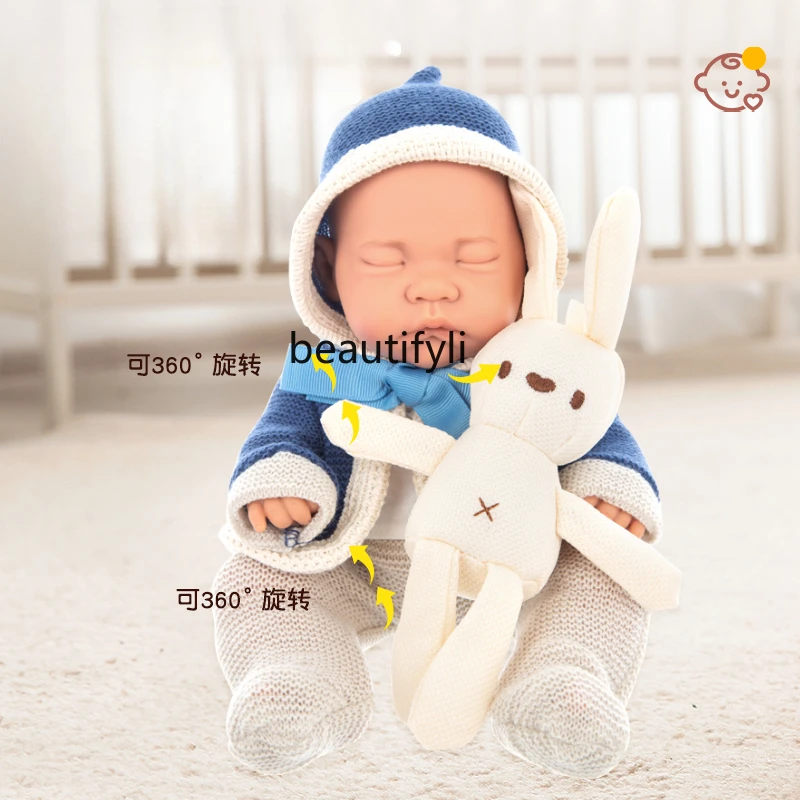 

Children's simulation doll toy soft glue baby baby can change clothes birthday gift