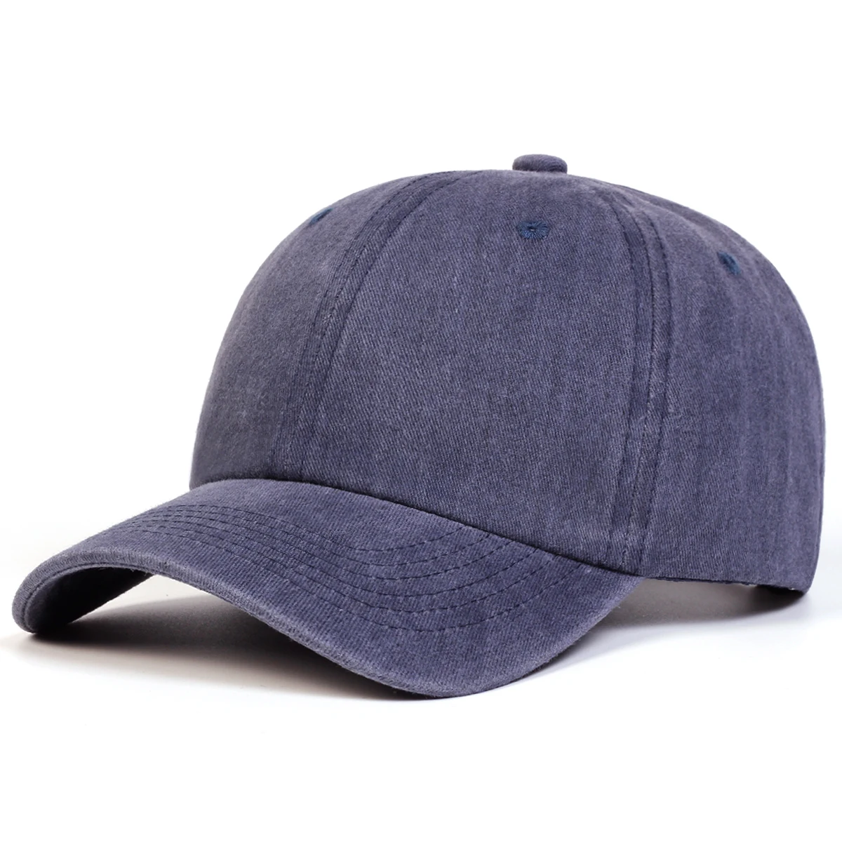 Unisex Light Washed Solid Color Baseball Caps Spring and Autumn Outdoor Adjustable Casual Hats Hip Hop Hat Sunscreen Hat
