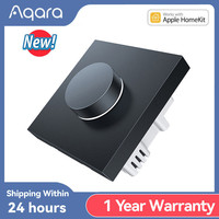 2023 NEW Aqara Smart Dimmer Switch H1 Zigbee 3.0 Neutral Zero Line Grey Rotary Remote Control Bulb Curtain Work With APP Homekit