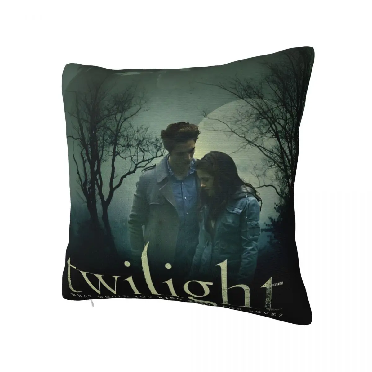 The Twilight Vampire Film Pillowcase Soft Polyester Cushion Cover Drama Romance Fantasy Movie Pillow Case Cover Zippered 40*40cm