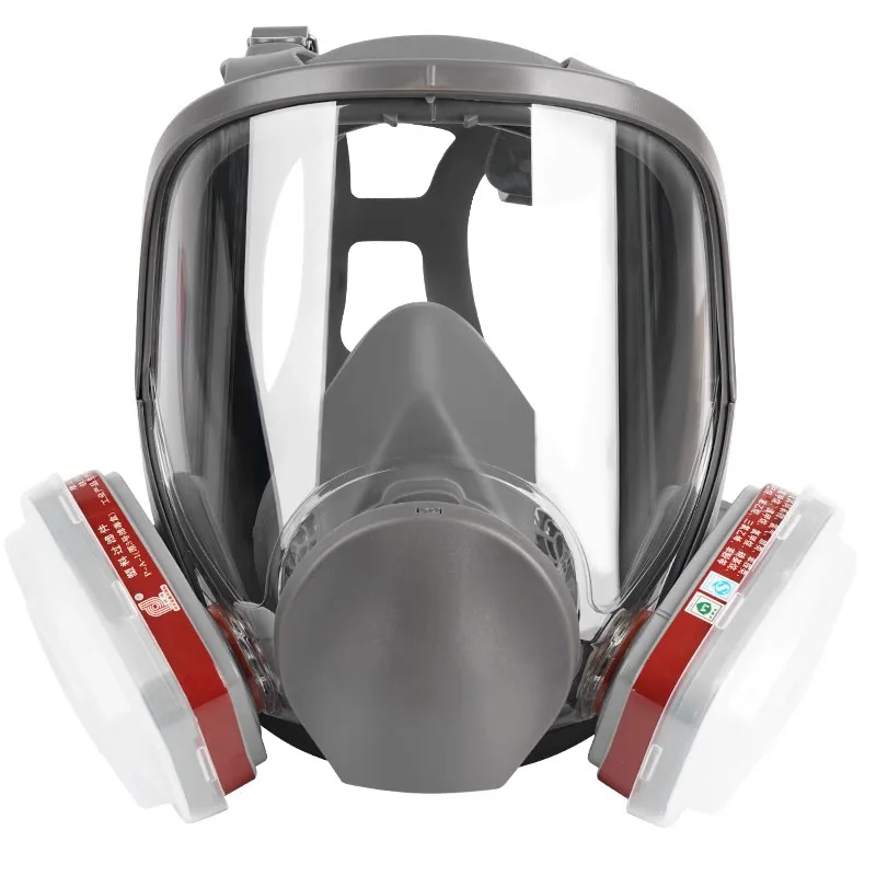 6800 Silicone Dust and Gas Protective Mask with Filter Cartridge Spray Paint Pesticide Chemical Gas Protective Mask