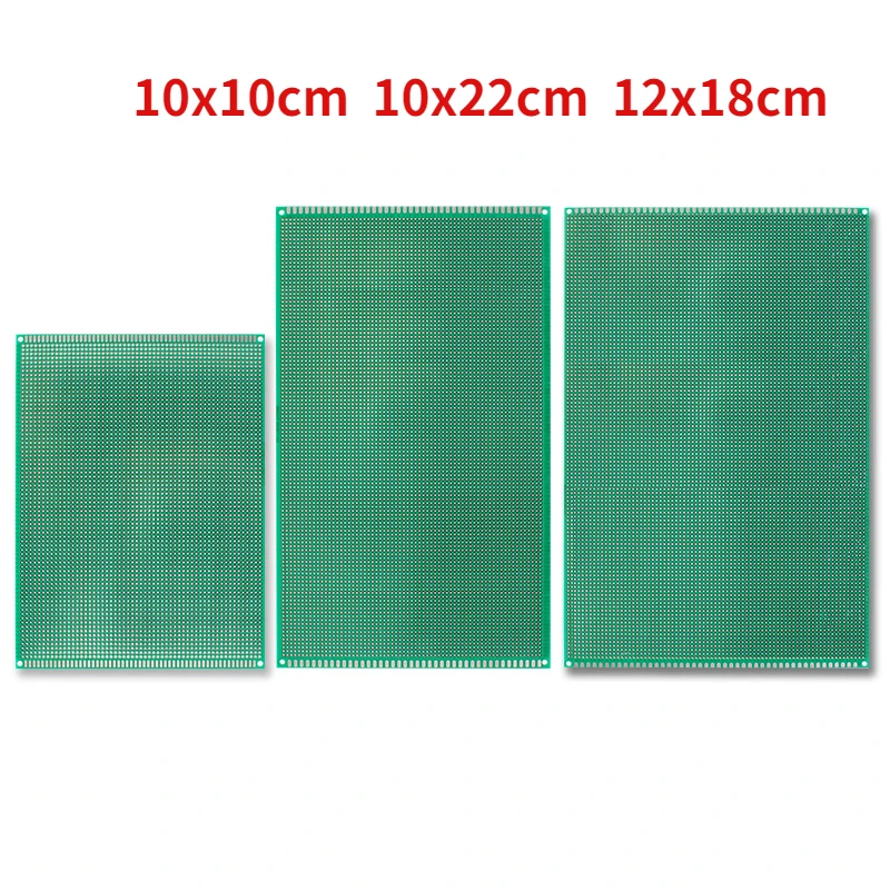 1PCS PCB Single Side Board Green 10x10cm 10x22cm 12x18cm DIY Universal Printed Prototype Boards Protoboard Kit Higher Quality