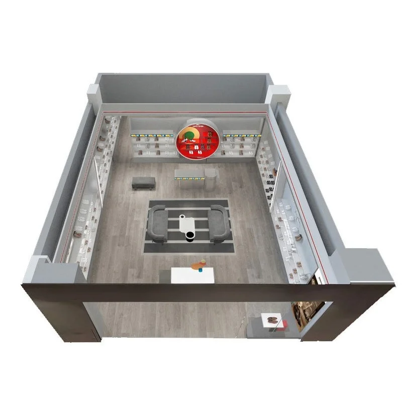 

Product display cabinet, women's shoes and suits display cabinet