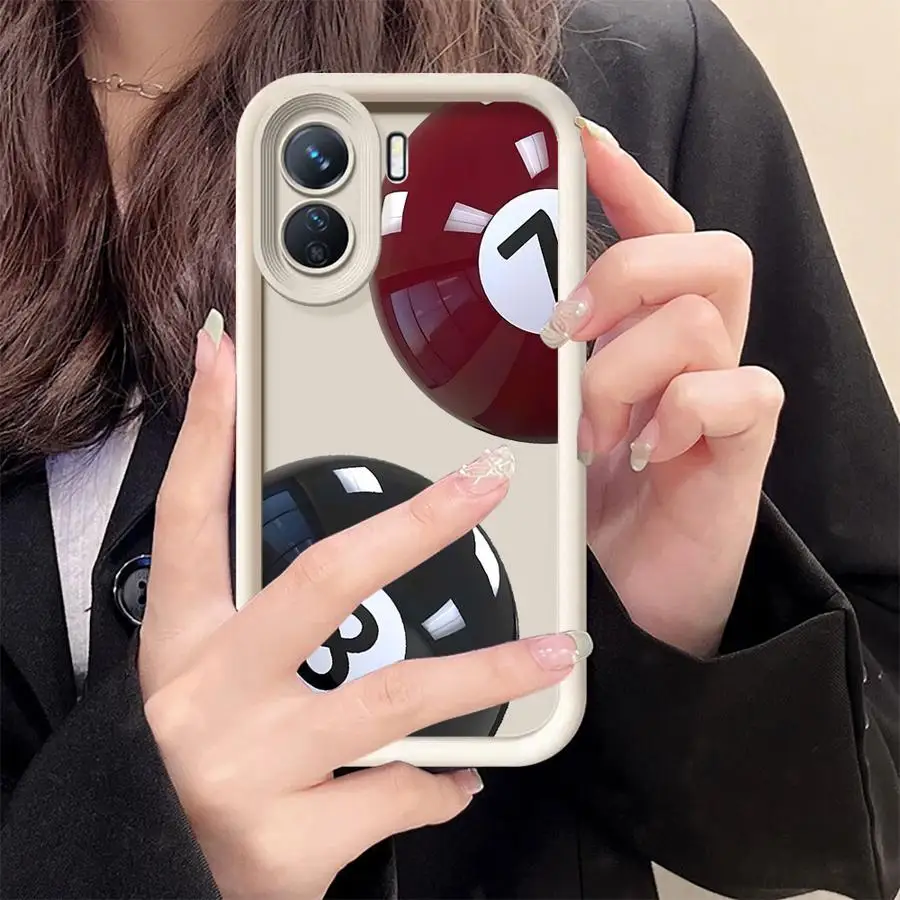 

Leopard Print No 8 Billiards Case for Xiaomi Redmi Note 12s 11s 13 14 Pro Plus 10 11 12 Pro Soft Shell