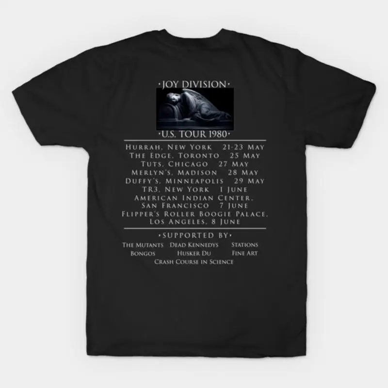 Joy Division US Tour 1980 T-Shirt
