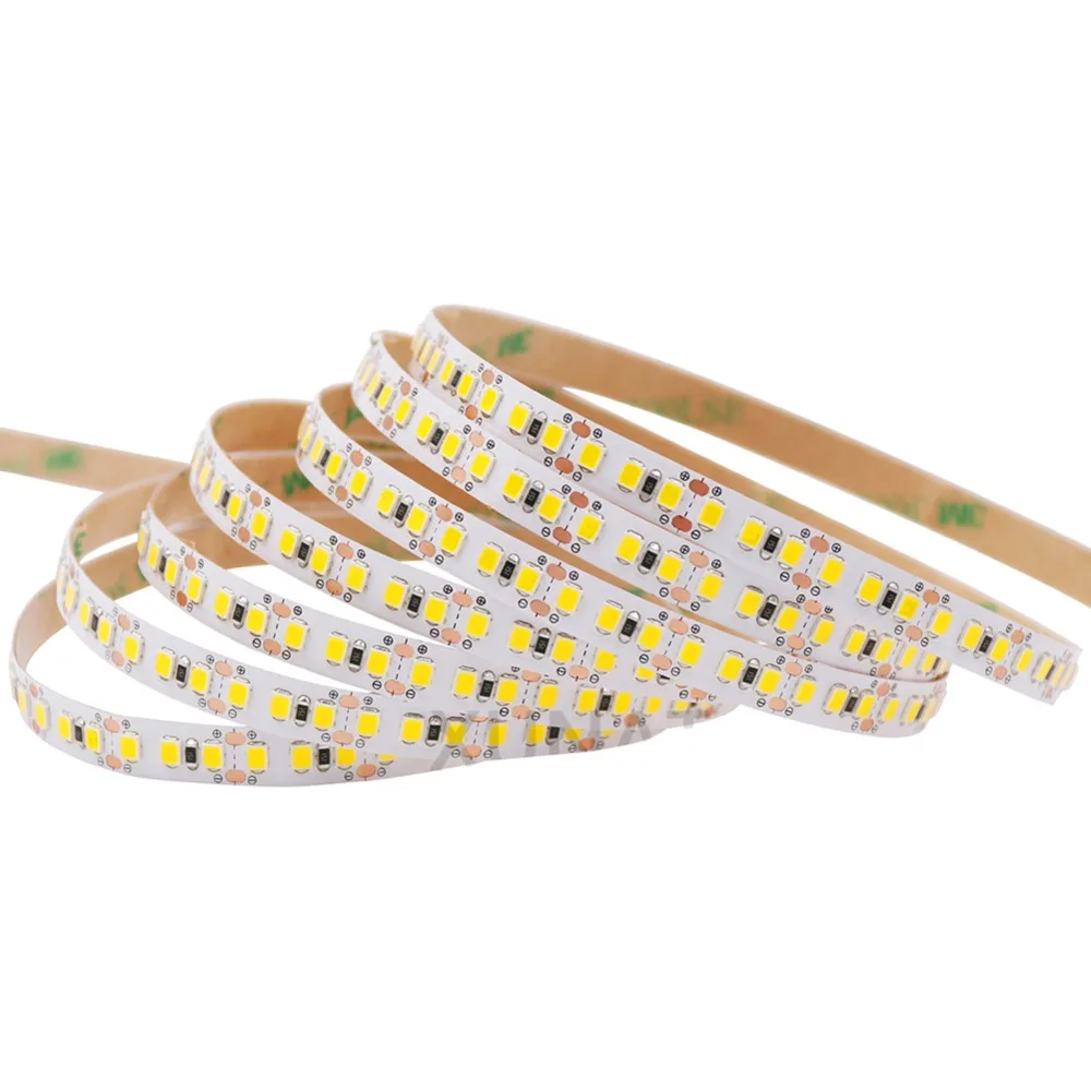 12V 24V 2835 LED Strip 5m 10m 15m 20m Tape Light Ribbon Flexible String 120/240/480 LED Cold Warm Natural White Home Decor