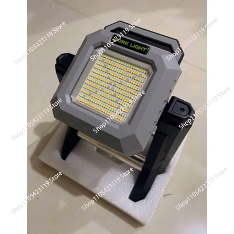 Construction site floodlight 360 ° folding portable stretch camping light