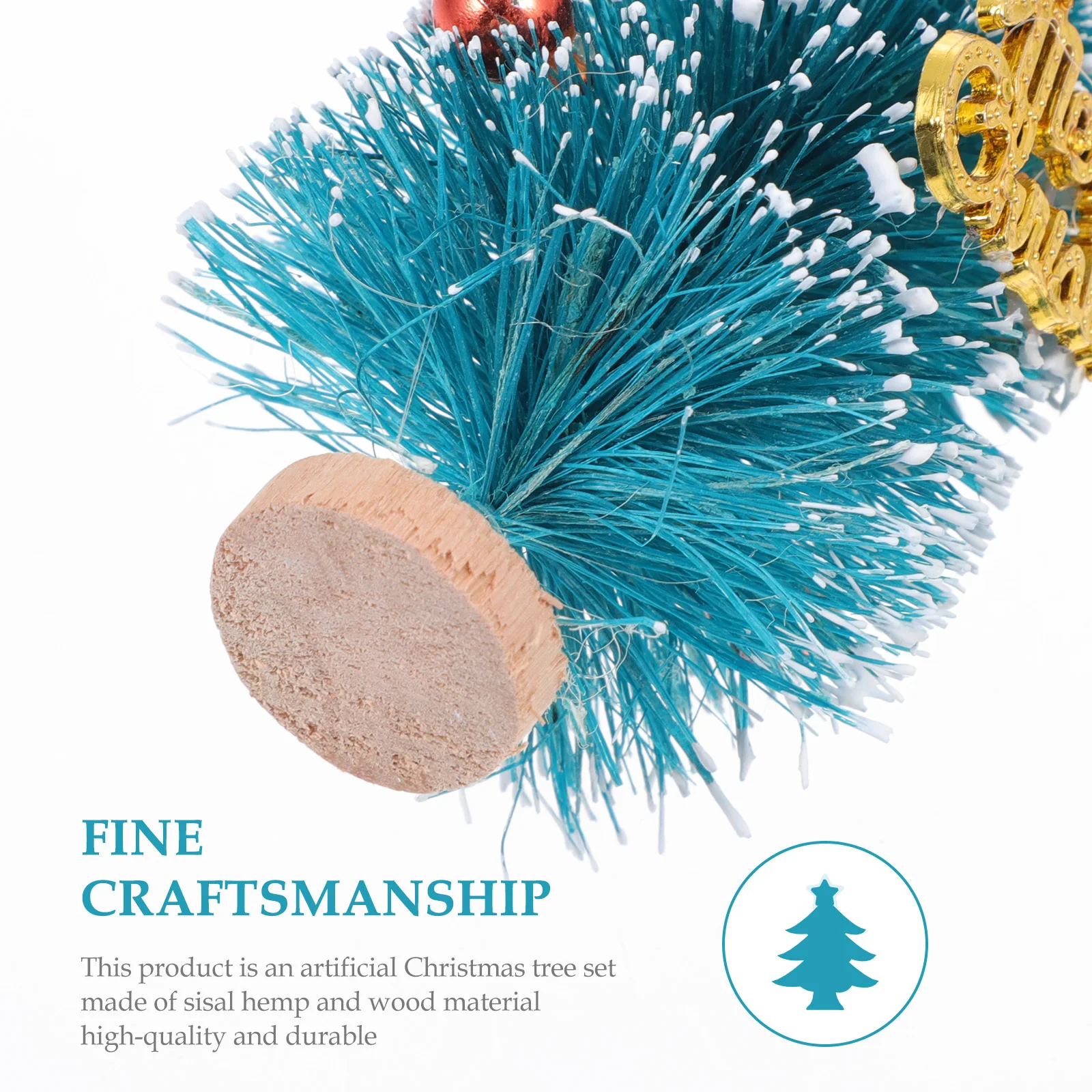 

2Pcs Exquisite Christmas Tree Miniatures High Realism Decorative Pieces for Indoor Party Garden Desktop Festive Decoration Set