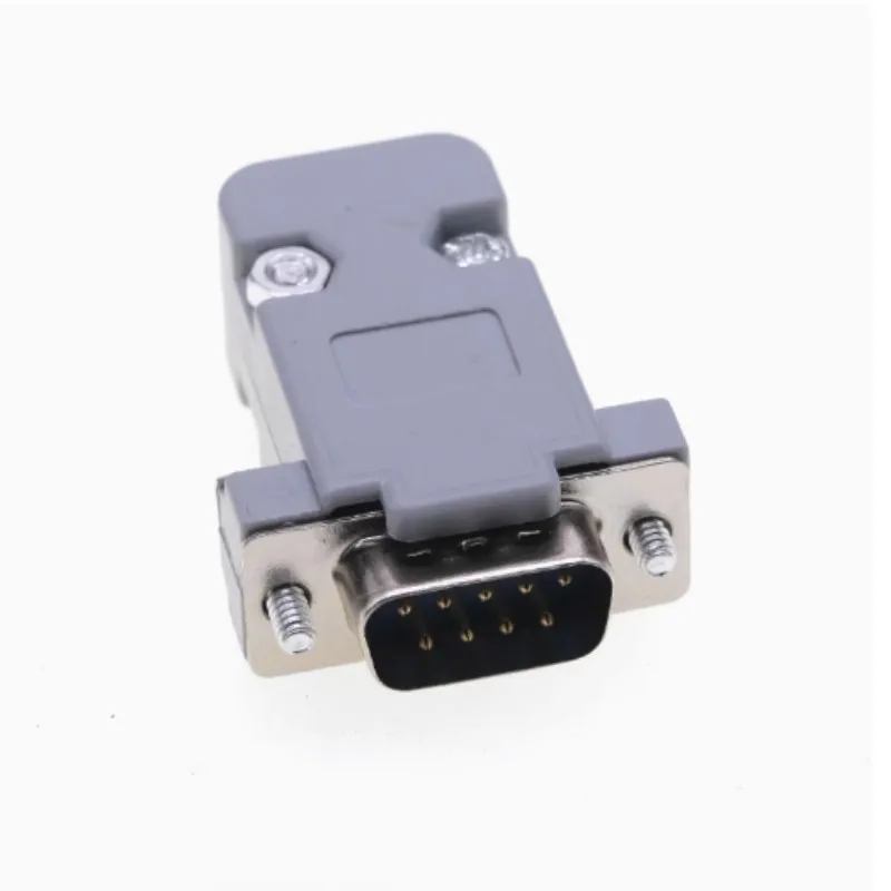 5sets DB9 RS232 9Pin Female Male Connector RS232 COM Adapter With Plastic Case DIY