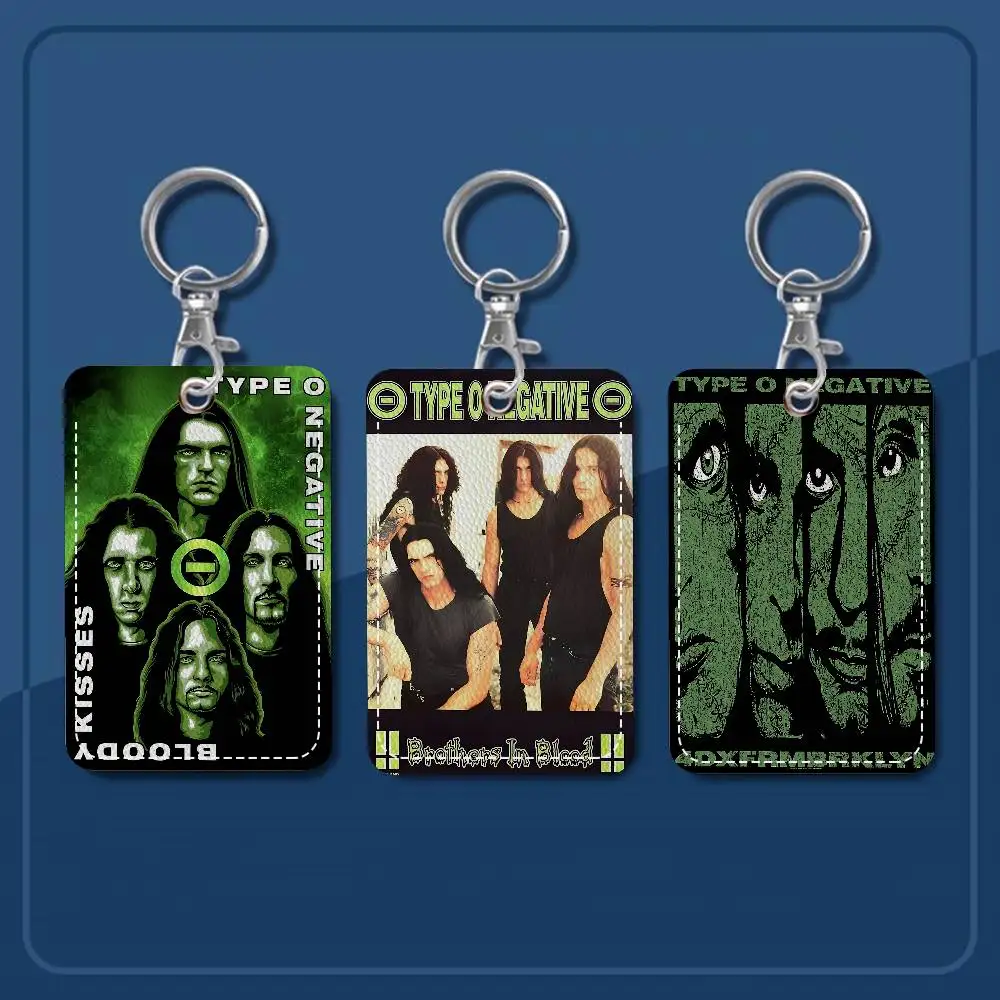 Band T-Type O N-Negative Card Holder Suitable for Bank Business Work Card Holder Credit ID Card Badge Bag Holder Keychain