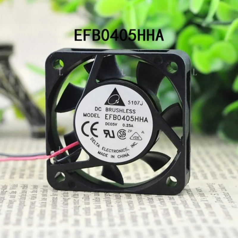 

L оригинал в наличии для Delta Durable Вентилятор охлаждения процессора 40*40*10 мм EFB0405HHA 5 В постоянного тока 0,25 А