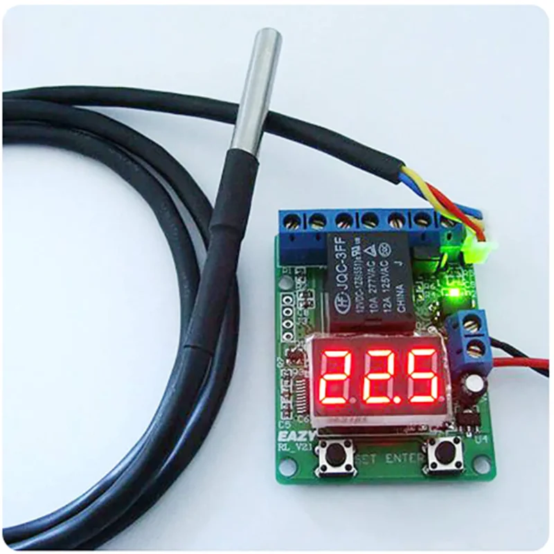 1-5 sztuk wodoodporny DS18B20 gwint sonda temperatury czujnik temperatury pakiet ze stali nierdzewnej 1m 2m 3m 5m 10m 18B20 drut arduino