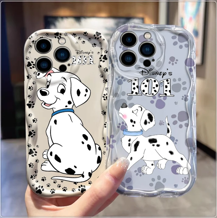 101 Dalmatians Cartoon For Apple iPhone 15 14 13 12 11 XS XR X Pro Max Plus Wave Oil Back Phone Case