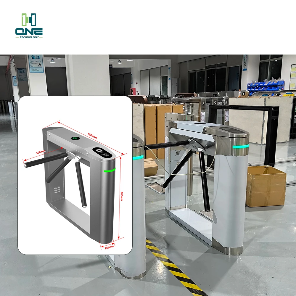 YIYI TD106AQ Semi-Automatic Security Gate Crowd Control Turnstile 304 Stainless Steel Brushless Motor Corrosion-Resistant Low