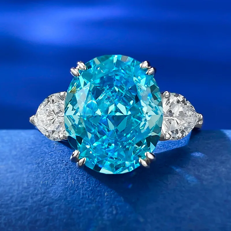 

Кольцо женское из серебра 925 пробы, овальное, 10 х12 дюймов