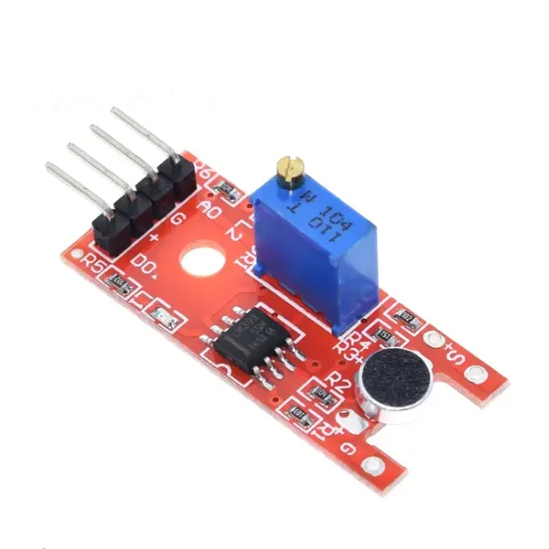 Módulo amplificador de micrófono, módulo de sonido, DC3-5V de voz