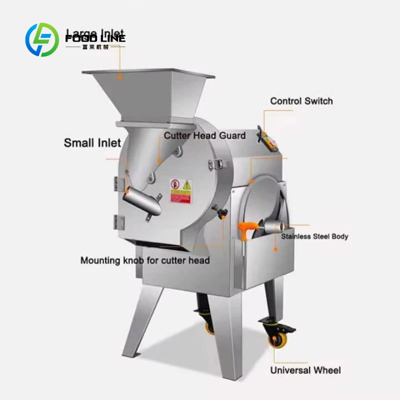 Commercial Automatic Carrot Potato Onion Fruit and Vegetable Slicing Multi-purpose Single-head Spiral Blade Cutting Machine
