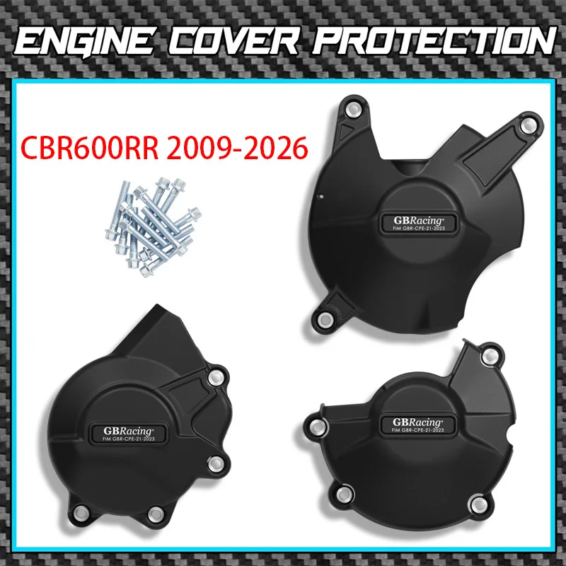 

GBRcing CBR600RR Motorcycles Engine Cover Protective Cover GB Racing For CBR600RR F5 CBR 600RR 2009-2026 Engine covers V2