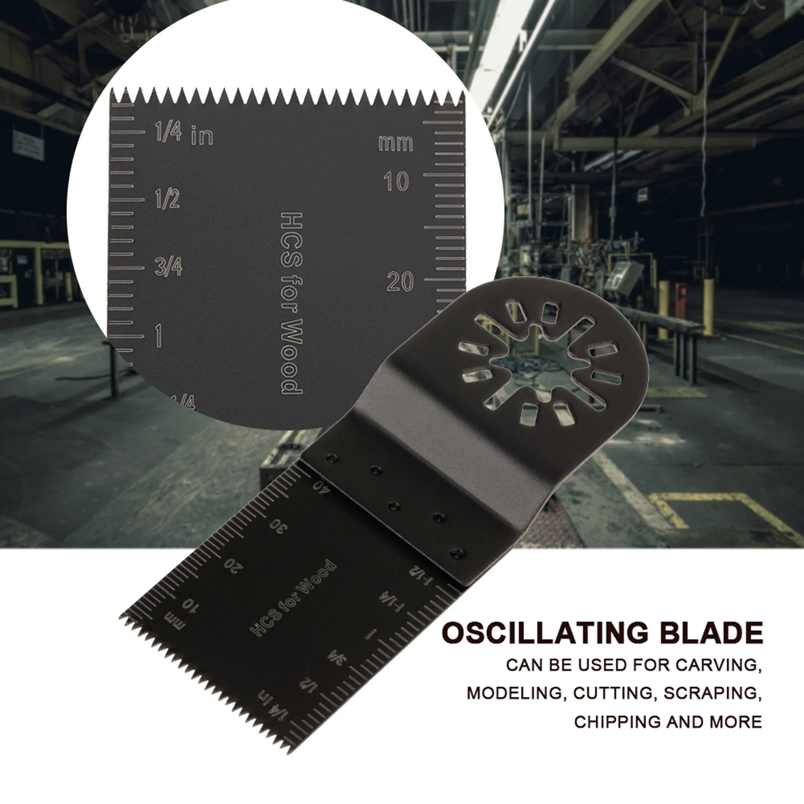 Mata Gergaji Osilasi Mata Gergaji Multi Alat Osilasi 34mm Set Mata Gergaji Multifungsi untuk Memperbaiki dan Memotong