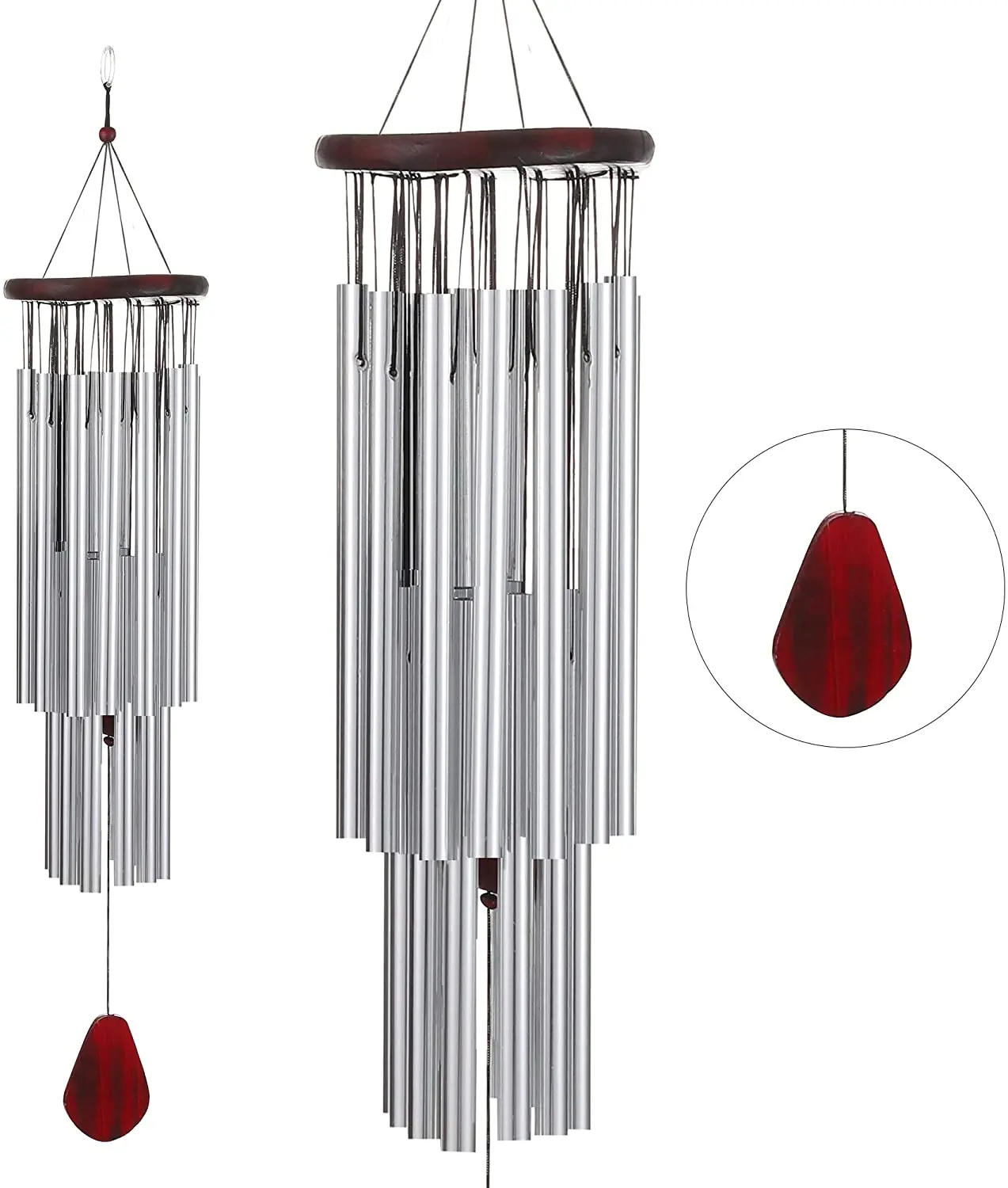 Big Metal Wind Chimes 27 Tube Bells Garden Decoration Pendant Antique Resonant Wind Bells Living Room Bedroom Home Decor 2023