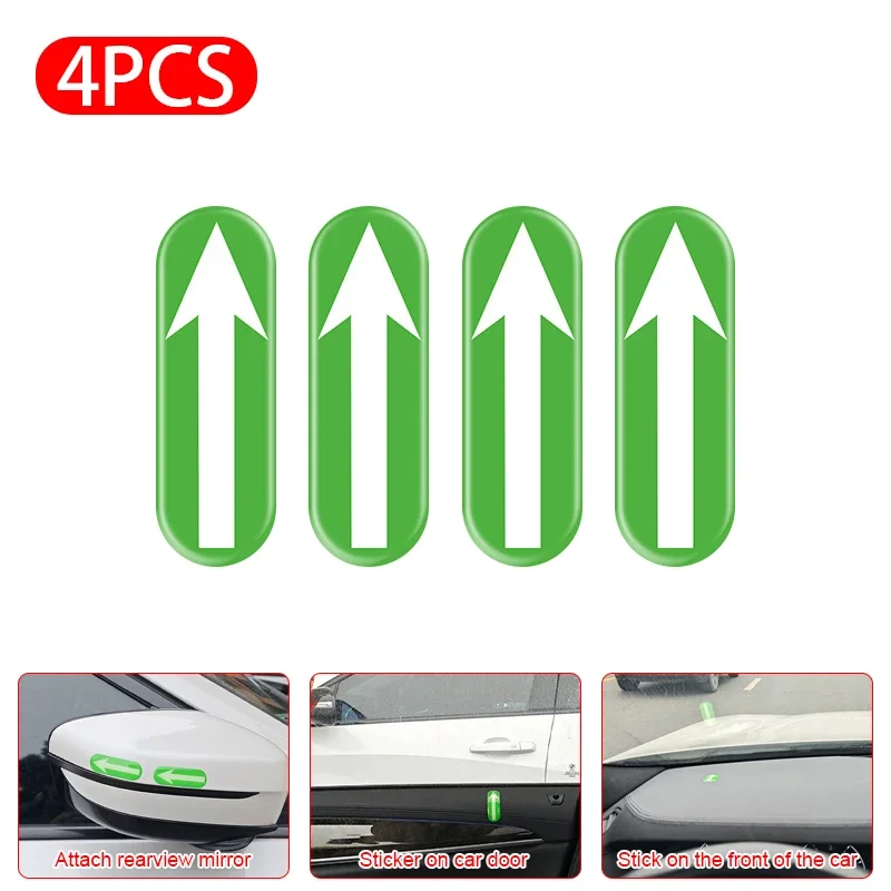Universele fluorescerende autosticker is geschikt voor beginnende chauffeurs en dient als reflecterende sticker voor rijhulpmiddelen.