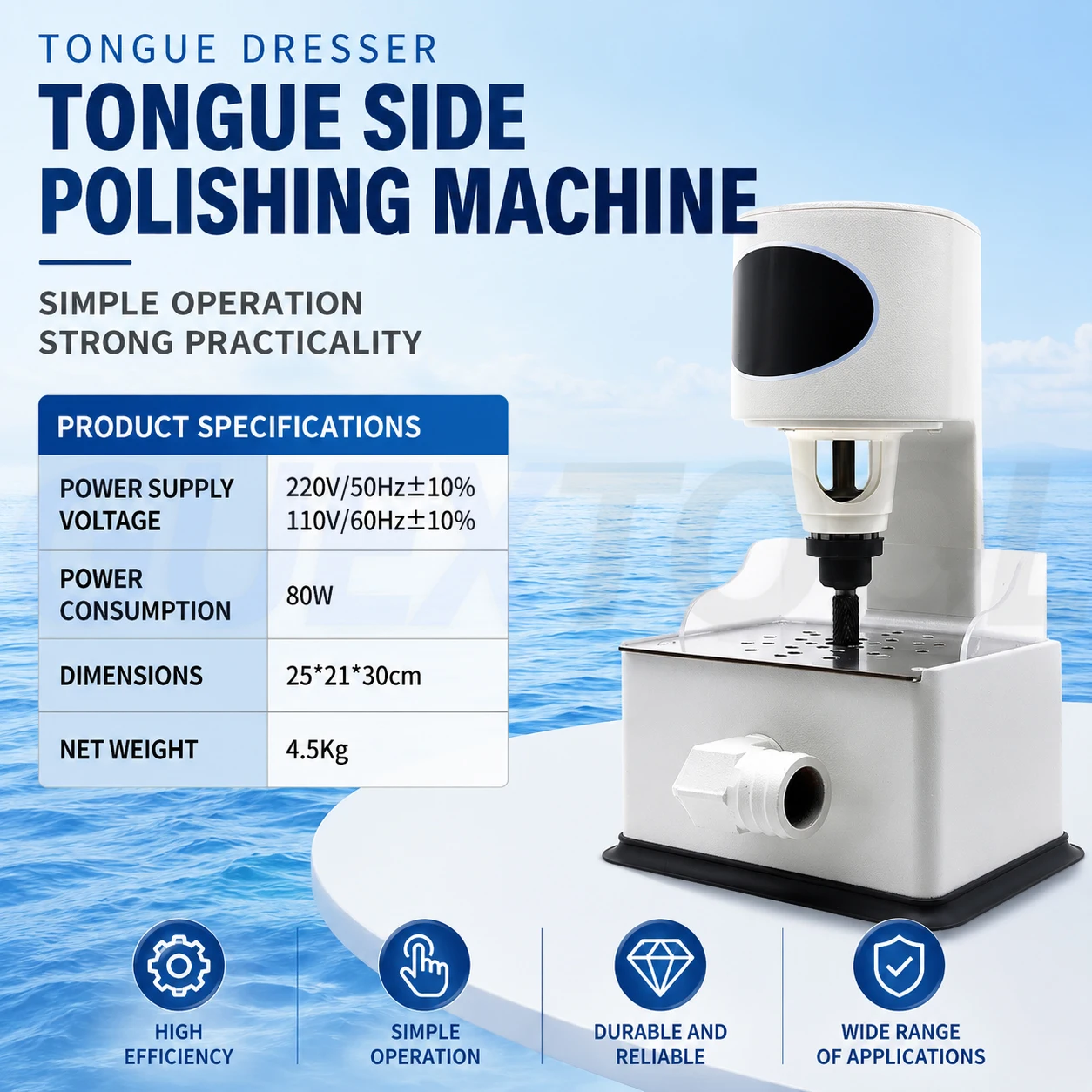 NEW Grinder JG-217 Lingual Trimmer Tooth Technology Lingual Internal Grinder Laboratory Equipment Plaster Model 5500r/min