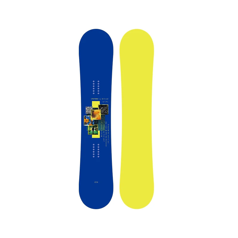 

Film Adult Snowboard Set European Imported Steel Edge Strip with Bindings Boots Multi Size Snowboard