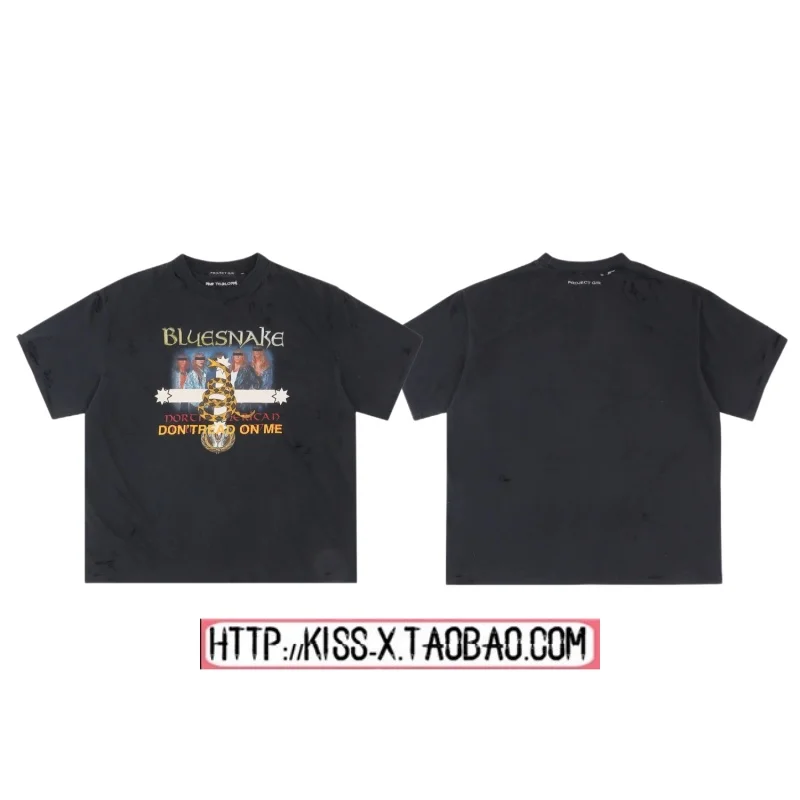 

Retro Band Couple ort Sve T-irt Worn-In Look oulder-Length Casual Cotton Tee for Teens And Young Adults