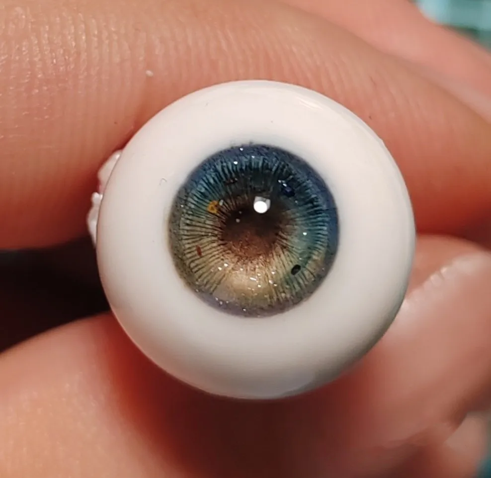 

Doll Accessories Safe Eyeball BJD Doll Craft Plaster Eye "Sea Mystery" Free Shipping