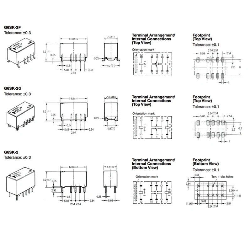 G6S-2-3VDC G6S-2-5VDC G6S-2-12VDC G6S-2-24VDC, 미니 신호 스위치 릴레이, 2A, 3V, 5V, 12V, 24V, 250VAC, DC220V, 8PIN, 로트당 5-20 개