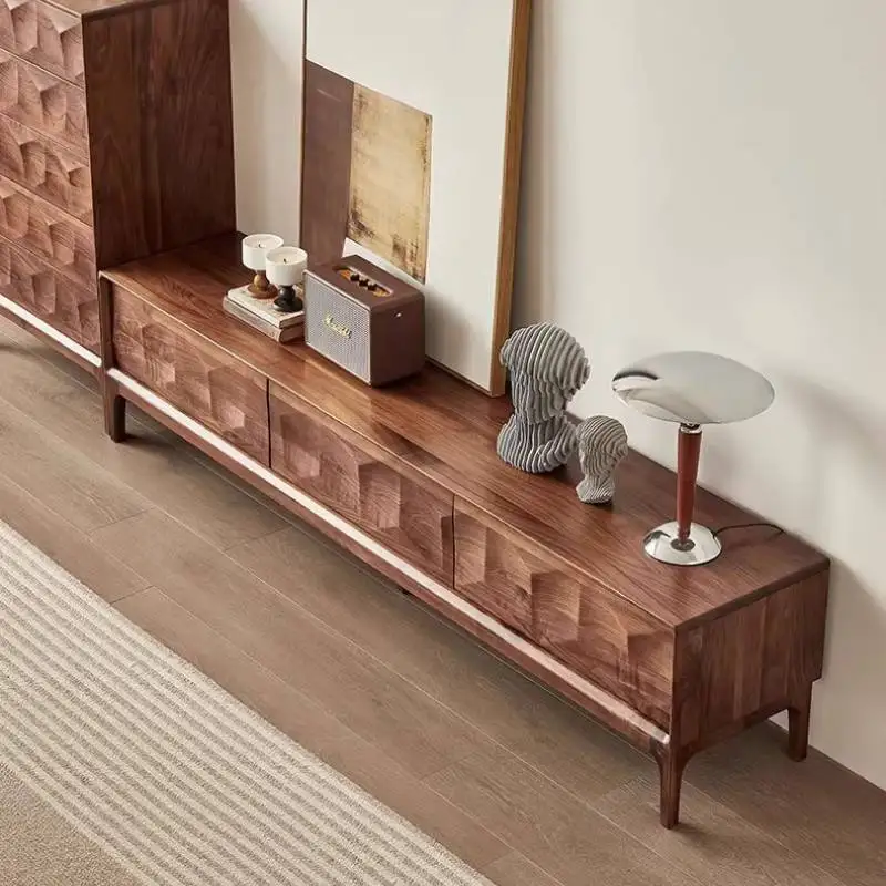 Sitting Room Decor Tv Cabinet Stand Wood Vintage Designer Apartments Tv Cabinet Luxury Unique Mueble De Tv Furniture For Home