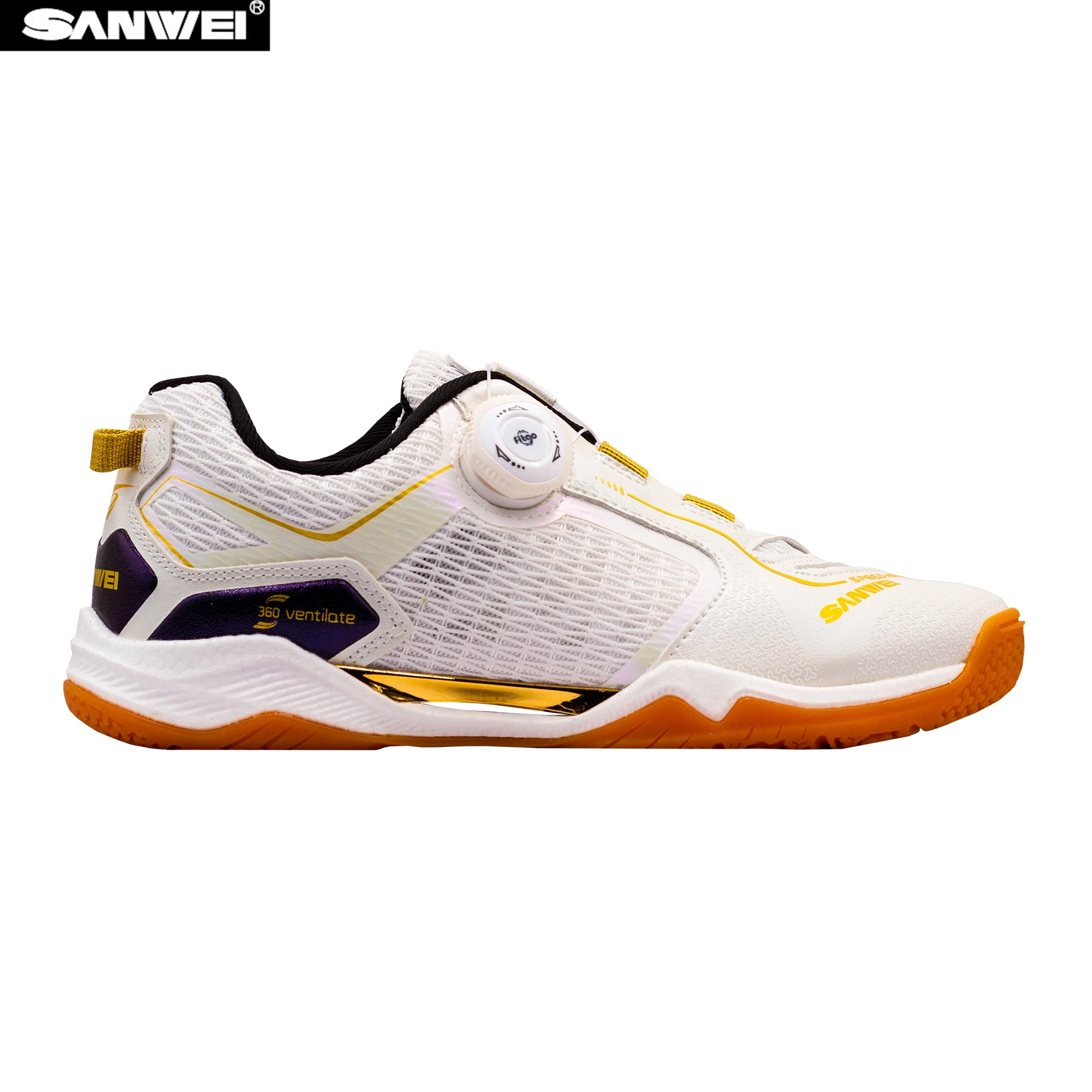 

SANWEI GoldGlide Table Tennis Shoes for Men And Women Lightweight Breathable Badminton Shoes with Rubber Sole
