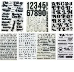 New English Clear Stamp Cutting Die Stencil Mask Stencil Transparent Seal For DIY Scrapbooking/Card Making A5088