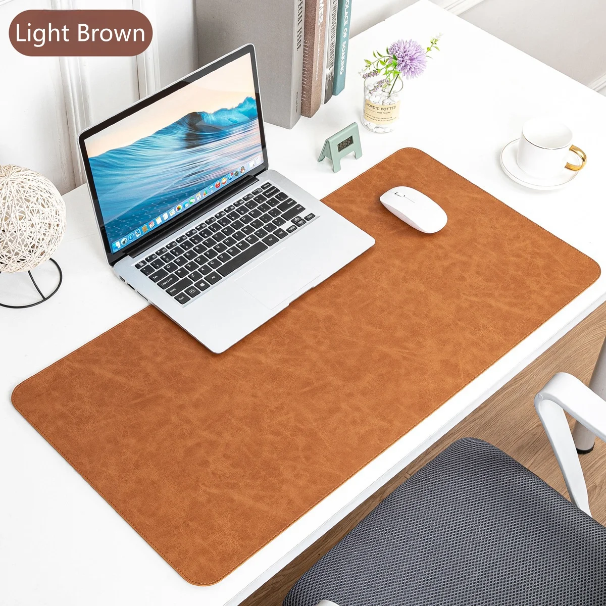 BMAD Büro Schreibtisch Kissen Wasserdichte PU Maus Pad Schreibtisch Matte Schutzhülle Große Mousepad Computer Laptop Nicht-slip Tastatur Matten 4
