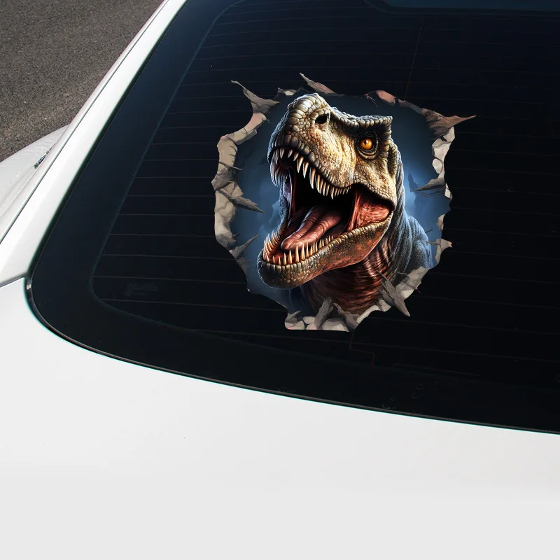 

Jurassic World Dinosaur Tyrannosaurus Rex Realistic Horror, Car, Motorcycle, Electric Car Stickers