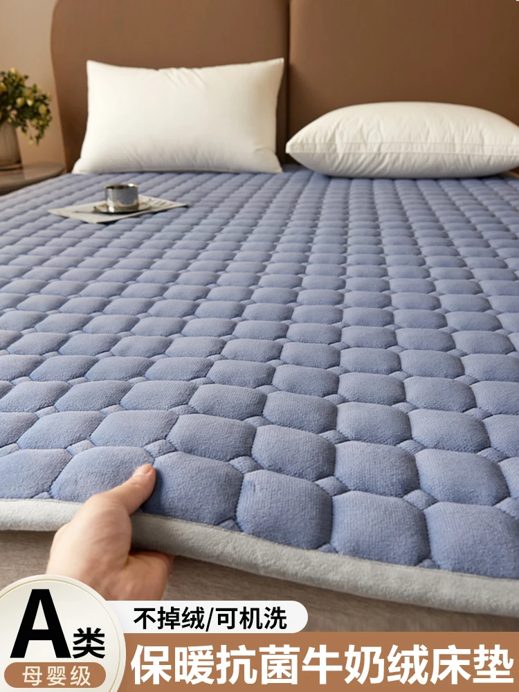 

Non slip Bedding Mattress Soft Mattress Household Milk Plush Bedding Mattress Laying Mattress Tatami Mattress Winter Thickened