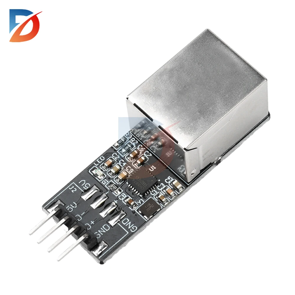 Picture 6: Type-C USB to RJ45 Ethernet Port Network Ethernet Interface Module CH397A Module IPv4/IPv6 RISC-V Processor Ethernet Controller
