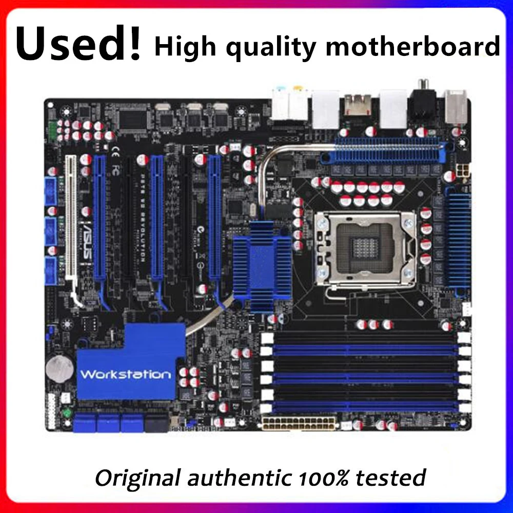 For ASUS P6T6 WS Revolution Used original For Intel 5500 Server motherboard Socket LGA 1366 DDR3 X58 X58M Motherboard