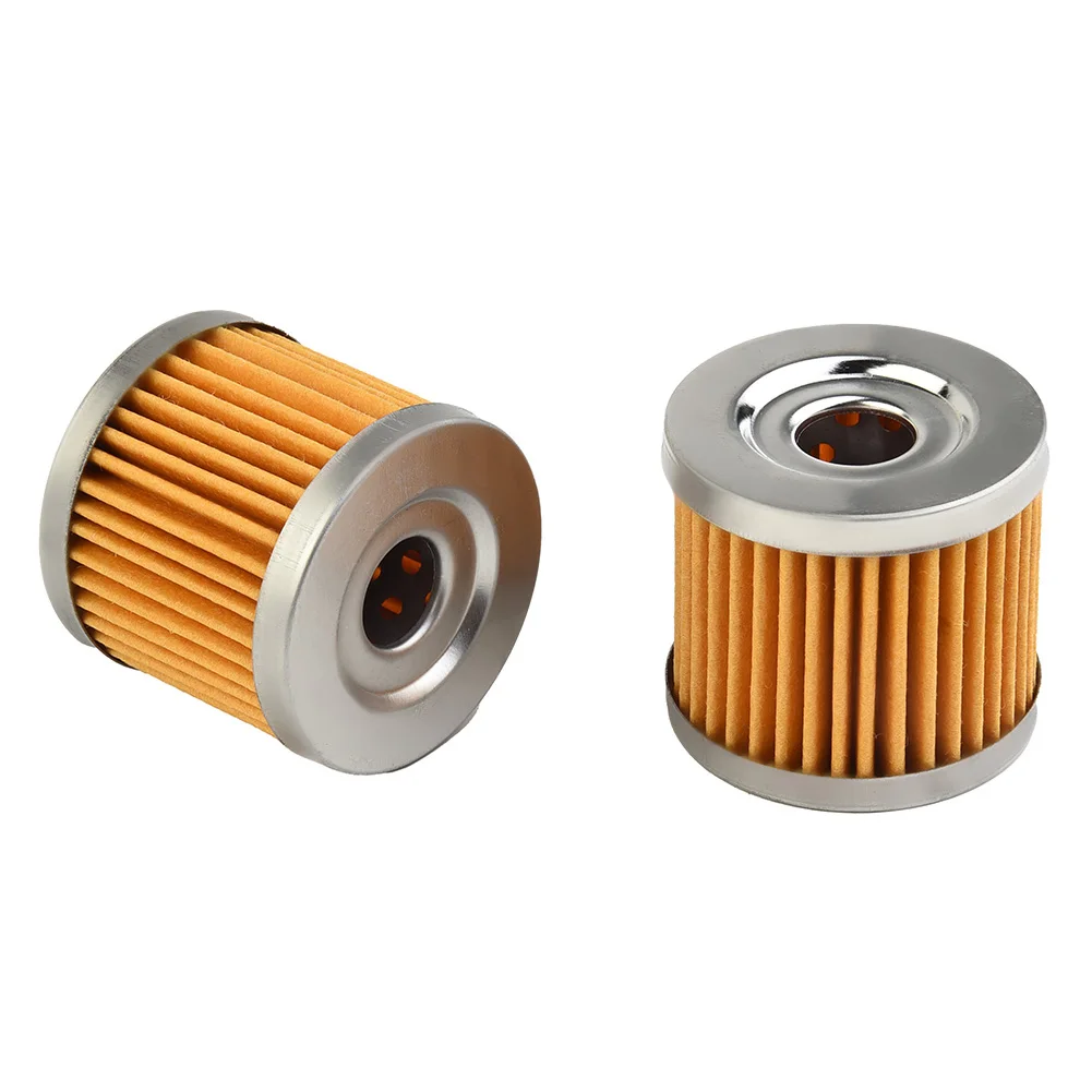 Motorcycle Oil Filtration Grid Compatible with GN125 Models Featuring Aluminum Body and High Performance Filter Paper Layer