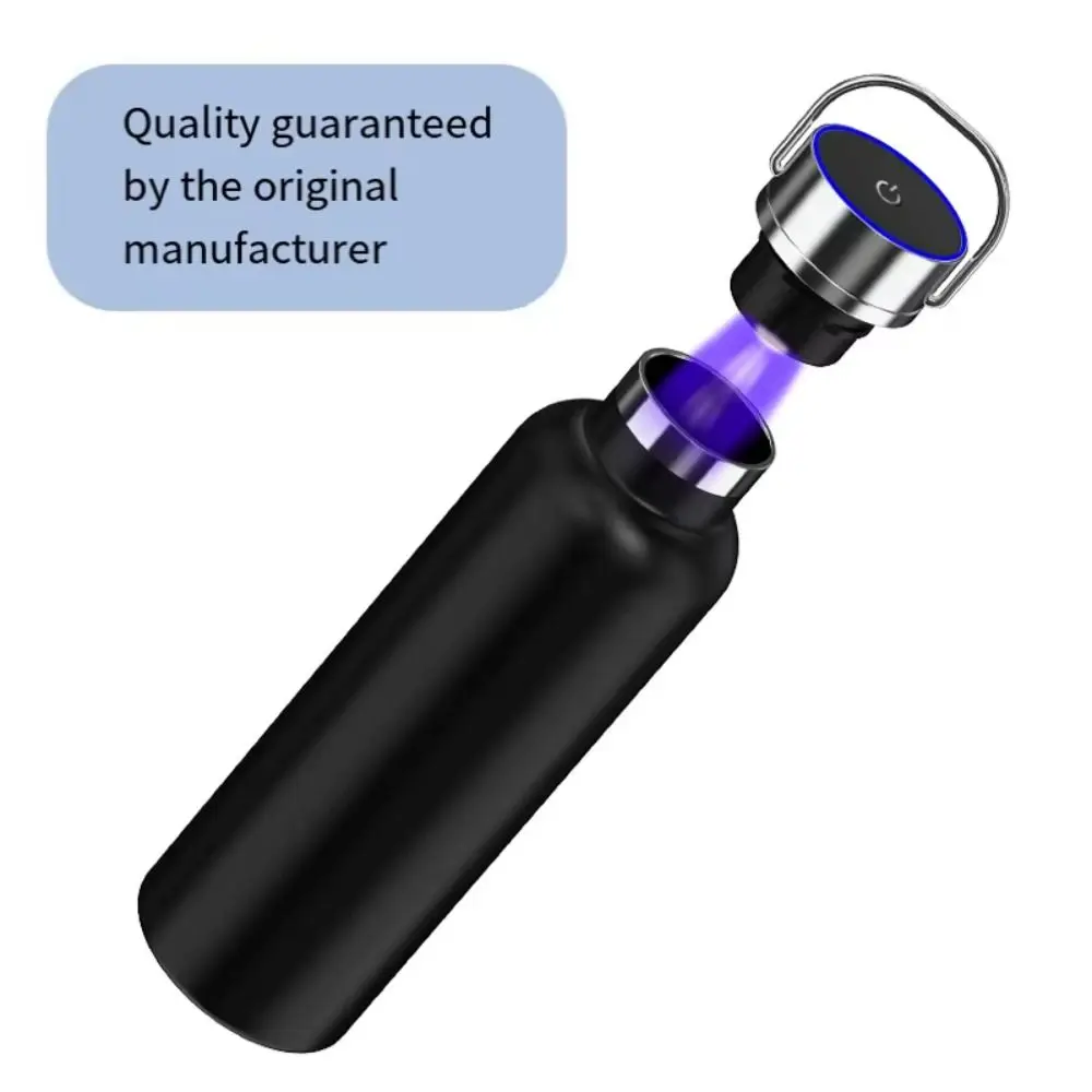 Portable UV Water Bottle with Self Cleaning USB-C Rechargeable Stainless Steel Tumbler Insulated Stainless Steel Drinking Bottle