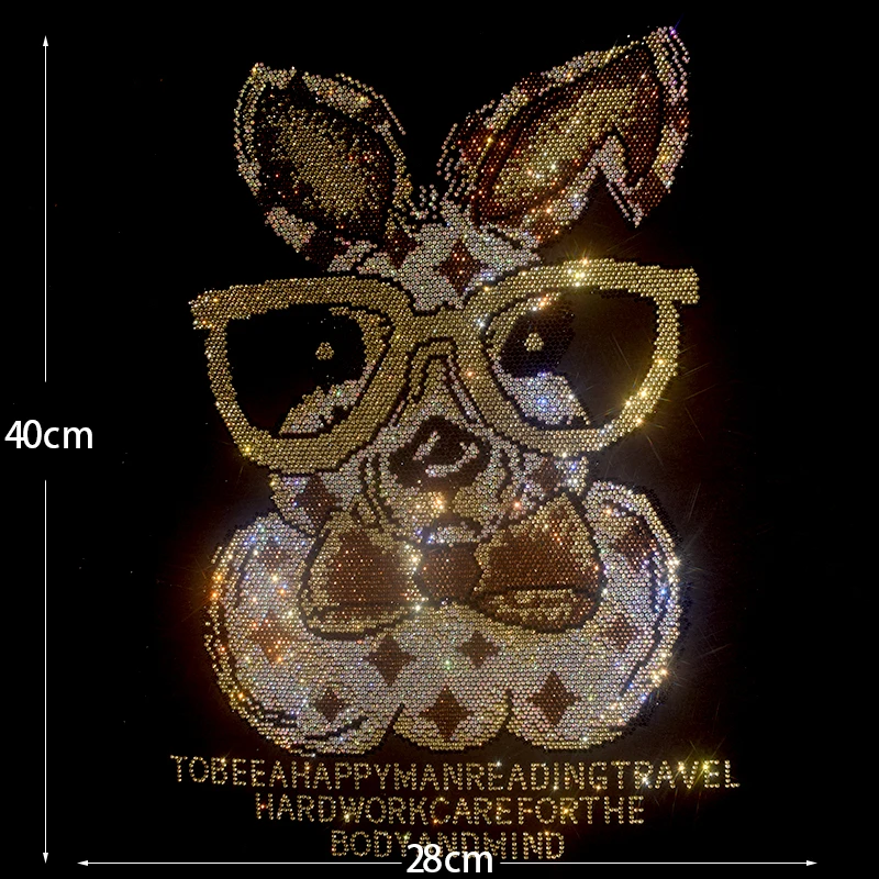 

High-quality diamond and creative cartoon patterns are ironed on T-shirts, sweaters, hoodies and denim clothing accessories