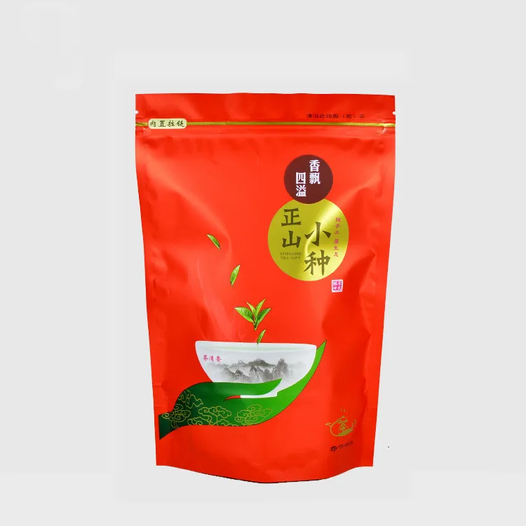 Lapsang Souchong Black Tea Zheng Shan Xiao Zhong Zipper Bag Tea Bag Heat Sealed Plastic Bag Universal NO Packing Bag