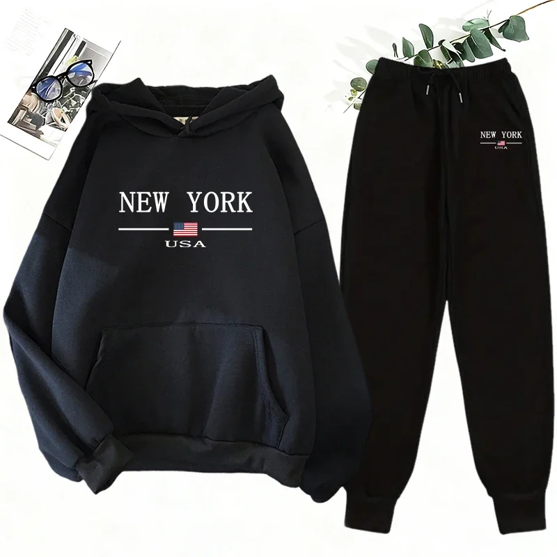 Women's Tracksuit Quality Casual Pullover Sweatshirts Outdoors Sports Jogging Clothing Autumn Winter Fashion Hoodies Sportswear