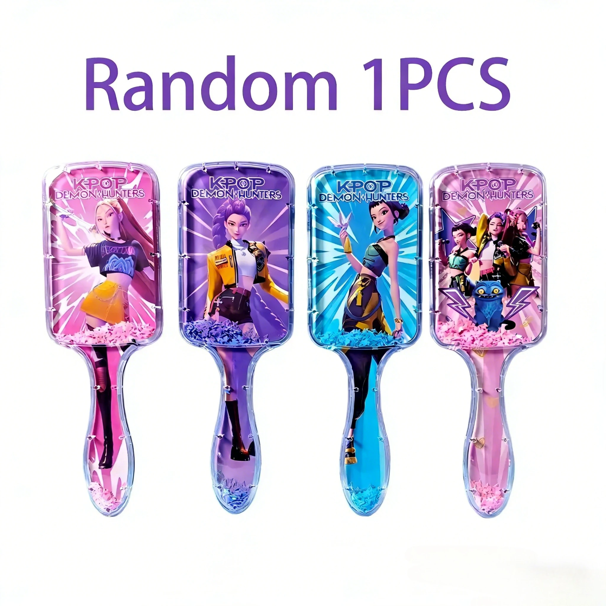 

Anime Air Cushion Comb Cartoon Peripheral Massage Comb for Kpop Demon Hunters Household Fashion Girl Student Combs Fan Club Gift
