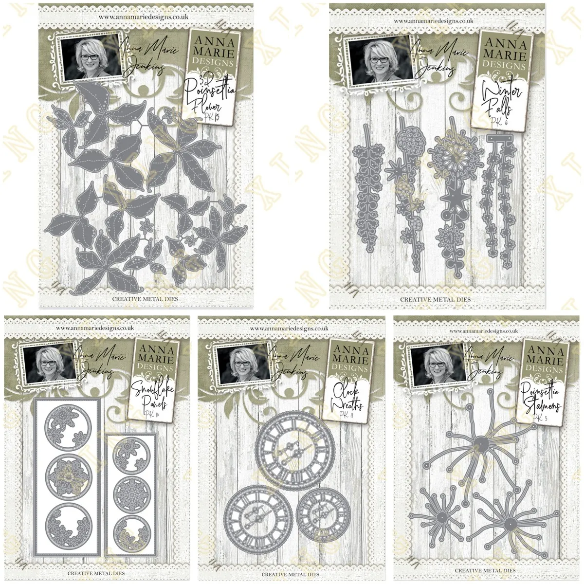 

Christmas Poinsettia Flower Snowflake Panels Metal Cutting Die Scrapbook Embossed Paper Card Album Craft Template Cut Die Stenci