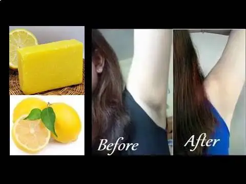 Sabun Lemon Madu Alami 100% dengan Sabun Ketiak Mentega Shea Organik Pemutih Lemon, Sabun Penghilang Bintik-bintik Hitam